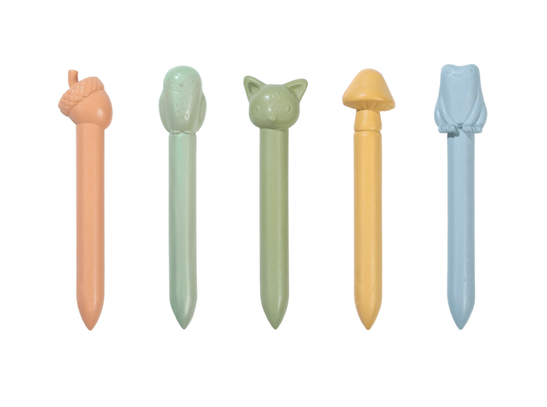 Little Dutch Wax Crayons Forest Friends 126367